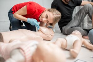 First aid training